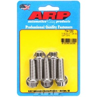 ARP 5-Pack Bolt Kit 12-Point Head S/S 7/16" UNF x 1.250" UHL 7/16" Socket Head ARP 714-1250