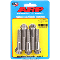 ARP 5-Pack Bolt Kit 12-Point Head S/S 7/16" UNF x 2.000" UHL 7/16" Socket Head ARP 714-2000