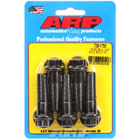 ARP 5-Pack Bolt Kit 12-Point Head Black 1/2" UNF x 1.750" UHL 9/16" Socket Head ARP 726-1750