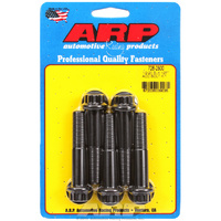 ARP 5-Pack Bolt Kit 12-Point Head Black 1/2" UNF x 2.500" UHL 9/16" Socket Head ARP 726-2500