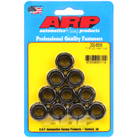 ARP Hex Nut With Flange Chrome Moly 7/16" UNF Thread x 11/16" Socket 10-Pack ARP-200-8636 ARP 200-8636