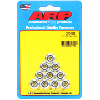 ARP Serrated Flange Nut 1/4" UNF Thread x 7/16" Socket 10-Pack ARP-200-8639 ARP 200-8639