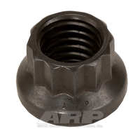 ARP 12-Point Nut Chrome Moly Black Oxide 7/16" UNC Thread 1/2" Socket Single Nut ARP-301-8306 ARP 301-8306