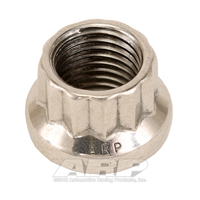 ARP 12-Point Nut Polished S/S 7/16" UNF Thread 1/2" Socket Single Nut 400-8303 ARP-400-8303 ARP 400-8303