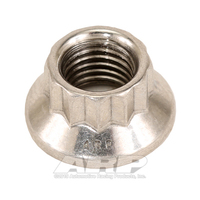 ARP 12-Point Nut Polished S/S 8mm x 1.00 Thread 10mm Socket Single Nut 400-8340 ARP-400-8340 ARP 400-8340