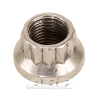 ARP 12-Point Nut Polished S/S 10mm X 1.00 Thread 12mm Socket Single Nut 401-8311 ARP-401-8311 ARP 401-8311