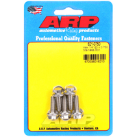 ARP 5-Pack Bolt Kit Hex Head S/S 1/4" UNC x .750" UHL 5/16" Socket Head ARP-621-0750 ARP 621-0750