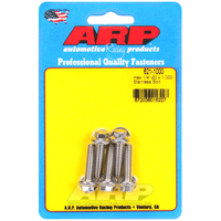 ARP 5-Pack Bolt Kit Hex Head S/S 1/4" UNC x 1.000" UHL 5/16" Socket Head ARP-621-1000 ARP 621-1000