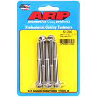 ARP 5-Pack Bolt Kit Hex Head S/S 1/4" UNC x 2.500" UHL 5/16" Socket Head ARP-621-2500 ARP 621-2500