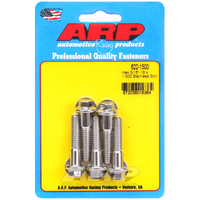 ARP 5-Pack Bolt Kit Hex Head S/S 5/16" UNC x 1.500" UHL 3/8" Socket ARP-622-1500 ARP 622-1500