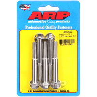 ARP 5-Pack Bolt Kit Hex Head S/S 5/16" UNC x 2.500" UHL 3/8" Socket ARP-622-2500 ARP 622-2500