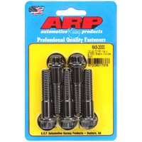 ARP 5-Pack Bolt Kit 12-Point Head Black 7/16" UNC x 2.000" UHL 7/16" Socket Head ARP-643-2000 ARP 643-2000