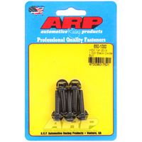 ARP 5-Pack Bolt Kit Hex Head Black Oxide 1/4" UNC x 1.000" UHL 5/16" Socket Head ARP-650-1000 ARP 650-1000