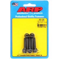 ARP 5-Pack Bolt Kit Hex Head Black Oxide 1/4" UNC x 1.250" UHL 5/16" Socket Head ARP-650-1250 ARP 650-1250