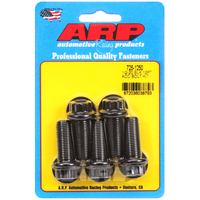 ARP 5-Pack Bolt Kit 12-Point Head Black 1/2" UNF x 1.250" UHL 9/16" Socket Head ARP-726-1250 ARP 726-1250