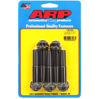 ARP 5-Pack Bolt Kit 12-Point Head Black 1/2" UNF x 2.500" UHL 9/16" Socket Head ARP-726-2500 ARP 726-2500