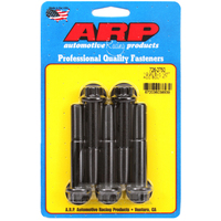 ARP 5-Pack Bolt Kit 12-Point Head Black 1/2" UNF x 2.750" UHL 9/16" Socket Head ARP-726-2750 ARP 726-2750