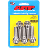 ARP 5-Pack Bolt Kit 12-Point Head S/S 1/2" UNF x 1.500" UHL 9/16" Socket Head ARP-755-1500 ARP 755-1500