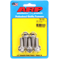 ARP 5-Pack Bolt Kit Hex Head S/S M10 x 1.50 Thread x 25mm UHL 12mm Socket Head ARP-762-1002 ARP 762-1002