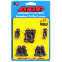 ARP Oil Pan Bolt Kit 12-Point Black Oxide SB Chev V8 1-Piece Rubber Pan Gasket ARP1341801 ARP 134-1801