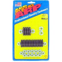 ARP Oil Pan Stud Kit Hex Nut Black Oxide SB Chev V8 With 2-Piece Pan Gasket ARP2341901 ARP 234-1901