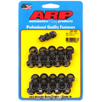 ARP Oil Pan Bolt Kit Hex Head Black Oxide BB Chev V8 With 2-Piece Style Gasket ARP2351802 ARP 235-1802