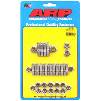 ARP Oil Pan Stud Kit Hex Nut Stainless Steel SB Chev V8 2-Piece Pan Gasket ARP4341901 ARP 434-1901