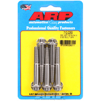 ARP 5-Pack Bolt Kit 12-Point Head S/S 5/16" UNF x 2.250" UHL 3/8" Socket Head ARP7122250 ARP 712-2250