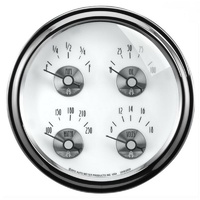 Auto Meter Prestige Pearl 5" Quad Gauge AU2020