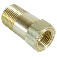 Auto Meter Temperature Adapter Brass male 1/2" NPT Extension fitting AU2270