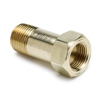 Auto Meter Temperature Adapter Brass male 3/8" NPT Extension fitting AU2271