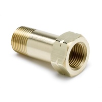 Auto Meter Temperature Adapter Brass male 3/8" NPT Extension fitting Mechanical