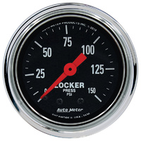 Auto Meter gauge Traditional Chrome 2-1/16" Air Locker AU2430