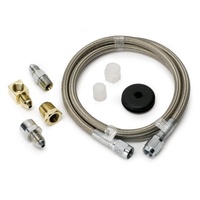 Auto Meter Tubing and Line Kit Braided Stainless Steel -3 AN Diameter 3ft. Long