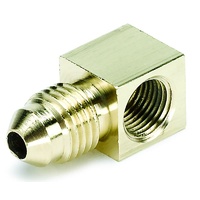 Auto Meter Right Angle Fitting 1/8" NPT Female to -4AN Male AU3271