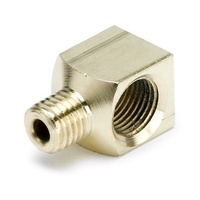 Auto Meter Right Angle Fitting Adapter for Copper and Nylon Tube AU3272