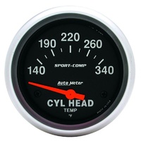 Auto Meter gauge Sport-Comp 2-5/8" C/Head Temperature AU3536