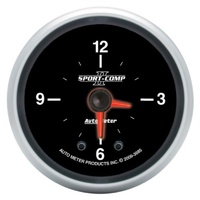 Auto Meter Sport-Comp II Series Clock 2-1/16" Quartz with Second Hand AU3685