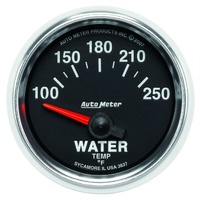 Auto Meter GS Series Water Temperature Gauge 2-1/16" In-Dash Electric 100-250°F