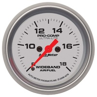 Auto Meter Ultra-Lite Series Air/Fuel Ratio Wideband Gauge 2-1/16" 8:1-18:1 AFR