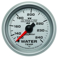 Auto Meter Ultra-Lite II Water Temperature Gauge 2-1/16" Mechanical 120-240°F