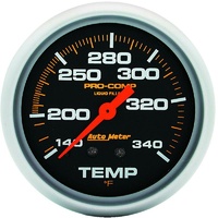 Auto Meter Pro-Comp Temperature Gauge 2-5/8" Liquid Filled Mechanical 140-340°F