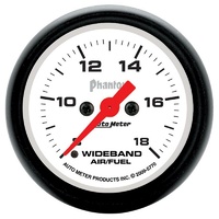 Auto Meter Phantom Series Air/Fuel Ratio Wideband Gauge 2-1/16" 8:1-18:1 AFR