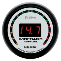 Auto Meter Phantom Air/Fuel Ratio Street Gauge 2-1/16" Wideband 10:1-17:1 AFR