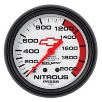 Auto Meter gauge 2-5/8" Mechanical Nitrous 0-2000 PSI AU5828-00406