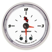 Auto Meter gauge C2 Series 2-1/16" Clock AU7185