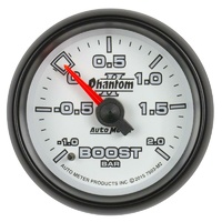 Auto Meter gauge Phantom Ii 2-1/16 Boost-Vacuum AU7503-M2