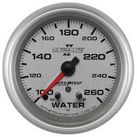 Auto Meter Ultra-Lite II Water Temperature Gauge 2-5/8" Electric 100-260°F