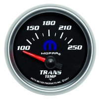 Auto Meter Mopar Trans Temperature Gauge 2-1/16" Black/Silver Electric 100-250°F