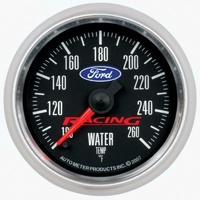 Auto Meter for Ford Racing Water Temperature Gauge 2-1/16" Black Electric 100-260°F